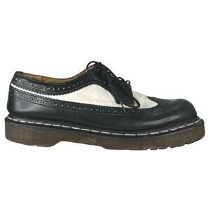Vintage Dr. Martens Men’s Made In England Black Wingtip Oxfords Size UK 9 US 10